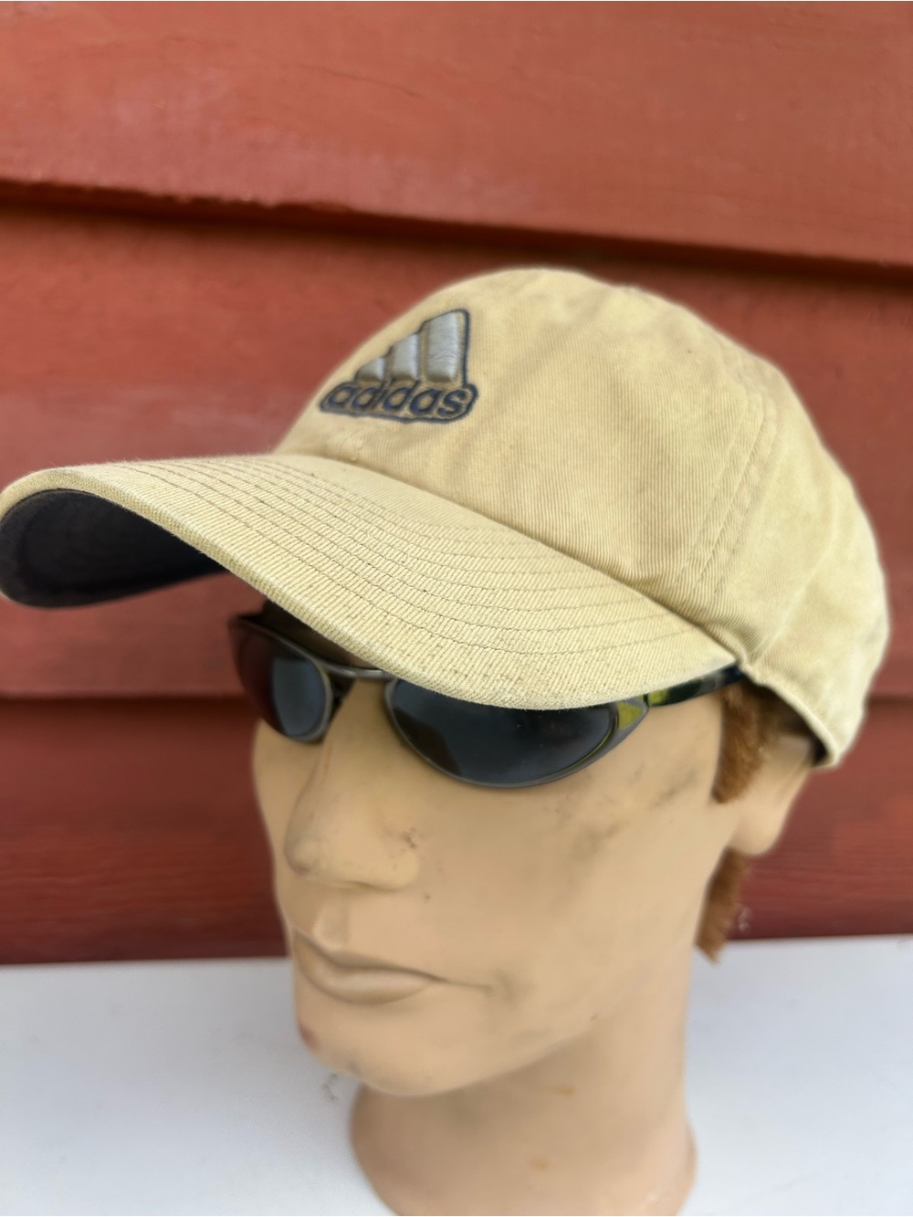 adidas Men’s Tan Baseball Cap with Embroidered Logo SnapBack
